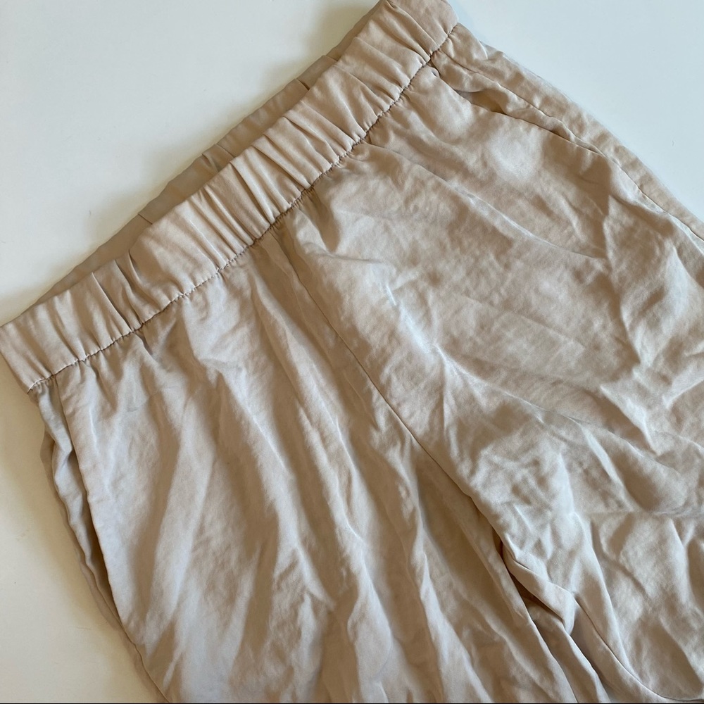 H&M Satin Cuffed Trouser